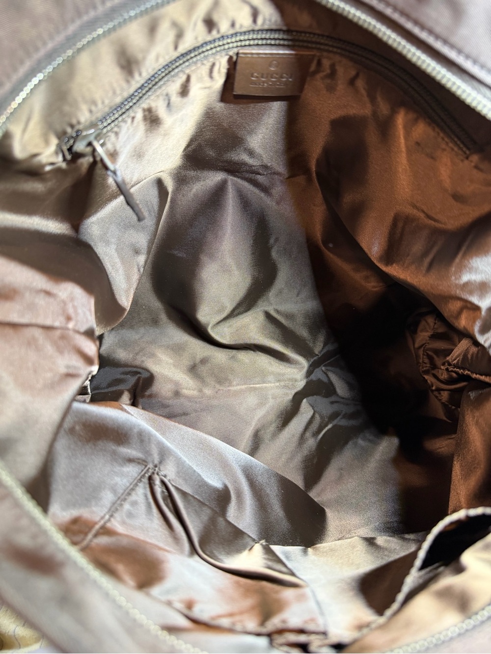 Gucci Diamante Web Crossbody Bag In Brown - Picture 8 of 13